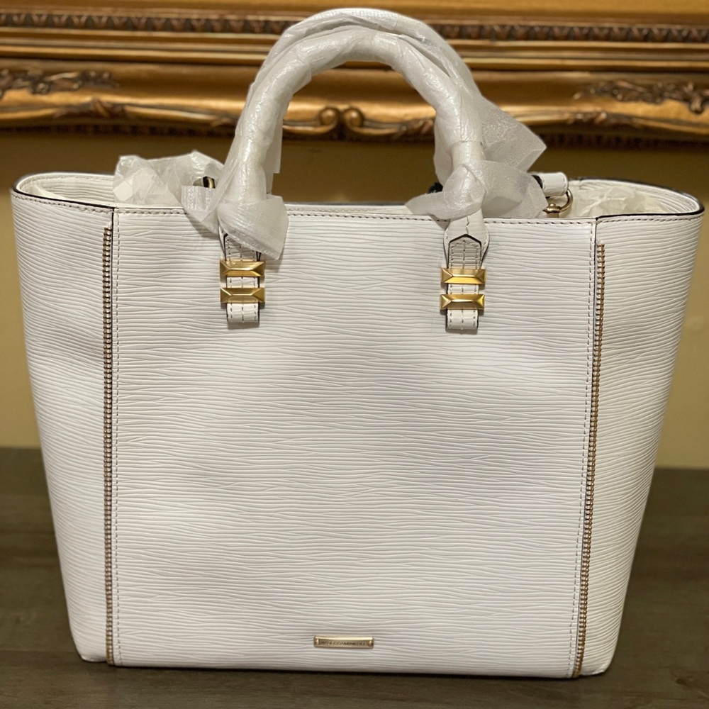 Rebecca Minkoff Mini Perry Tote in White NWT